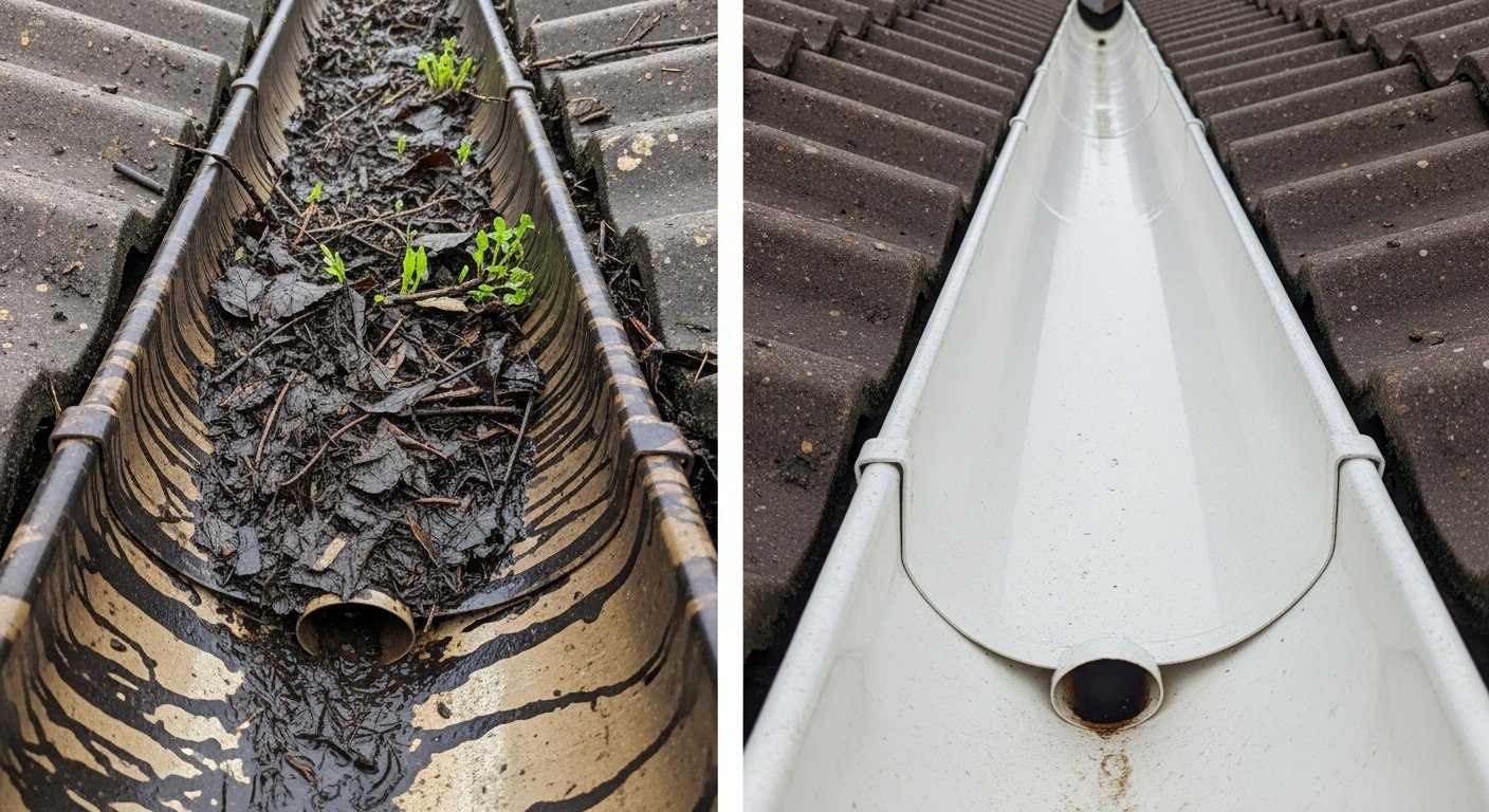Gutters Overflowing During Rain
