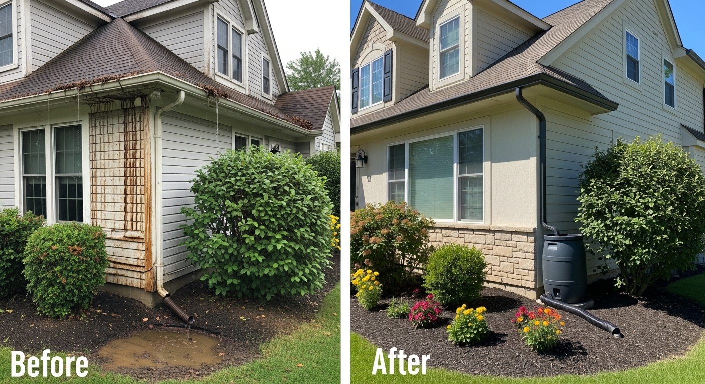 Loose Gutter Brackets And Hangers