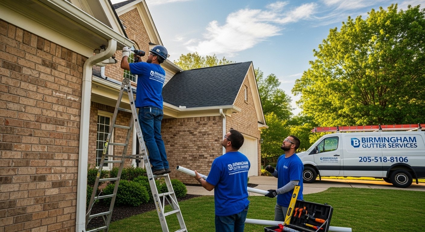 Gutter inspection for Tree Debris Blocking Gutters