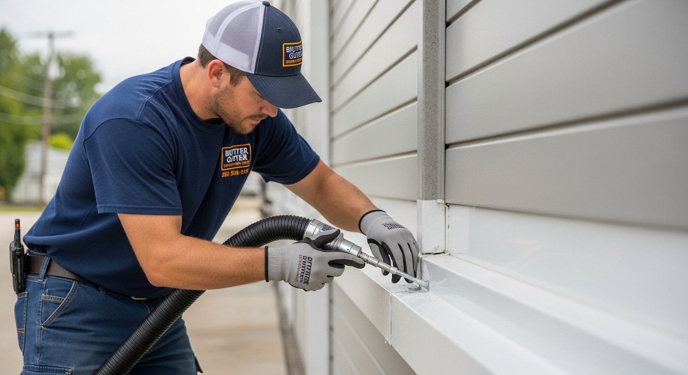 Gutter inspection for Loose Gutter Brackets And Hangers