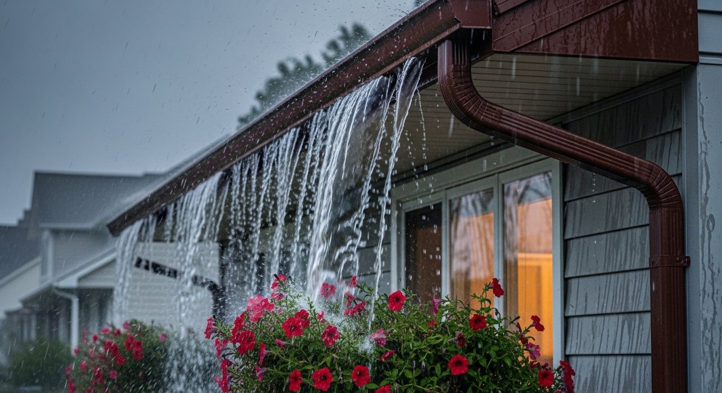 Basement Flooding From Gutter Failure